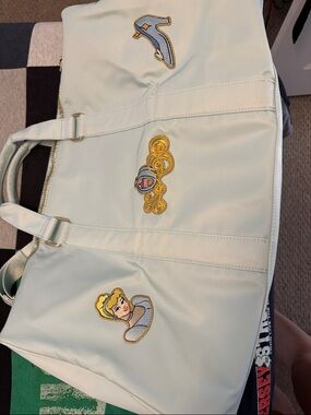 Stoney Clover light blue duffle with Cinderella’s patches